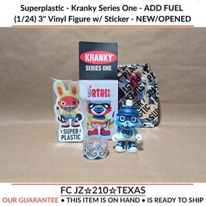 Superplastic - Kranky Series One - ADD FUEL (1/24) 3" Vinyl Figure w/ Sticker...